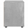 Szafka nocna "VISNES" Beton Szary 45x40x50 cm Drewno klejone