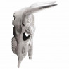 Czaszka byka Srebrny 49 x 10 x 36 cm Aluminium