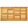 Blat stołu Olej Naturalny 90 x 45 x 2 cm Lite Drewno Akacji