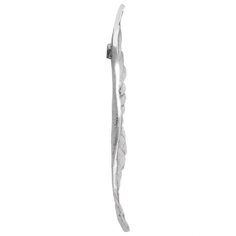 Rzeźba skrzydeł Srebrny 31 x 5 x 91 cm Aluminium