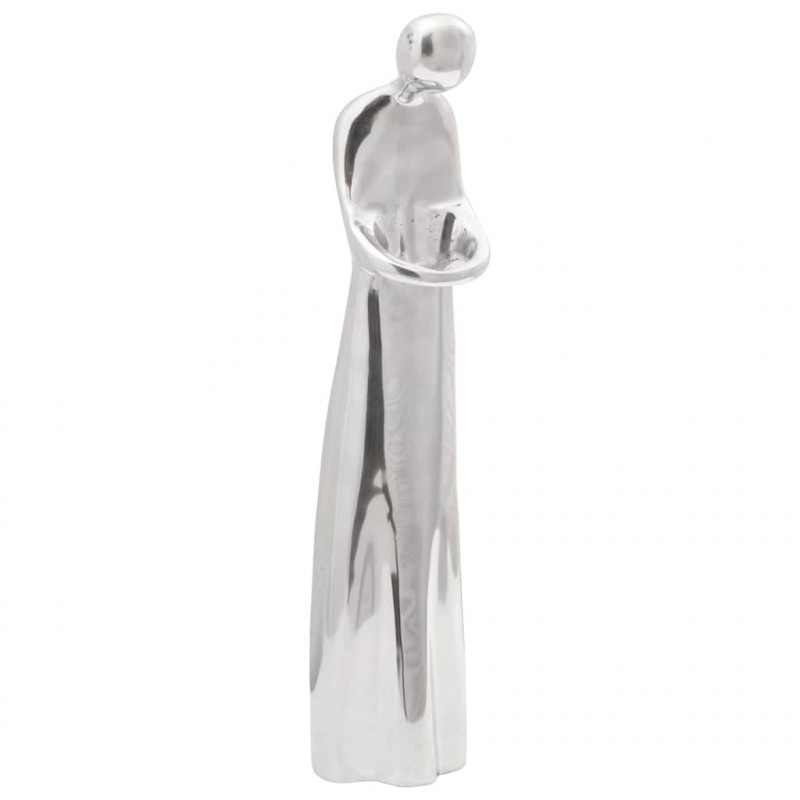 Rzeźba Srebrny 10 x 16 x 49 cm Aluminium