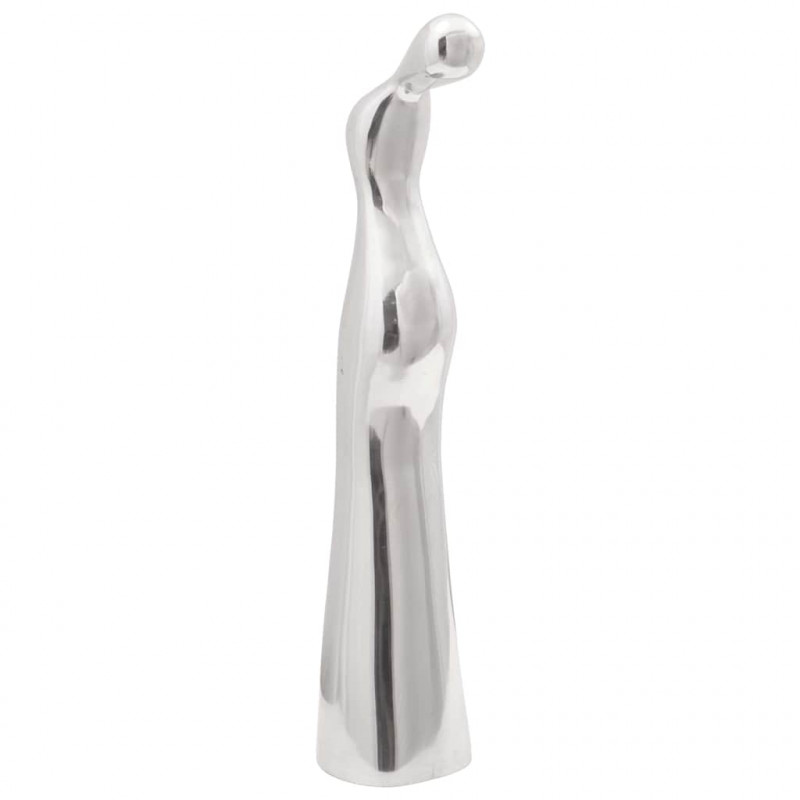 Rzeźba Srebrny 10 x 16 x 49 cm Aluminium