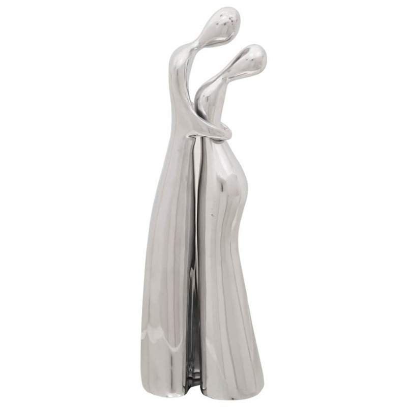 Rzeźba Srebrny 10 x 16 x 49 cm Aluminium