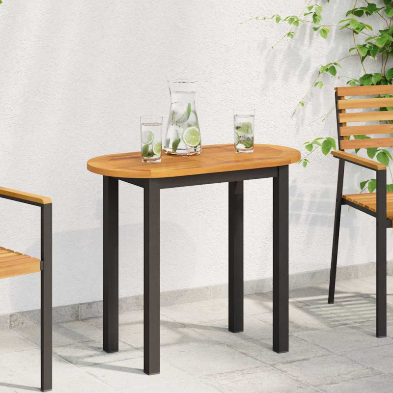 Blat stołu Olej Naturalny 80 x 40 x 2 cm Lite Drewno Akacji