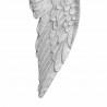 Rzeźba skrzydeł Srebrny 17 x 5 x 59 cm Aluminium