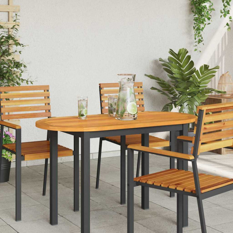 Blat stołu Olej Naturalny 110 x 55 x 2 cm Lite Drewno Akacji