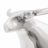 Rzeźba byka Srebrny 20 x 17 x 23 cm Aluminium