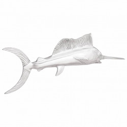 Rzeźba Srebrny 91 x 8 x 26 cm Aluminium