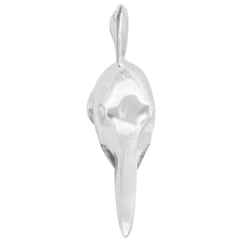 Rzeźba Srebrny 91 x 8 x 26 cm Aluminium