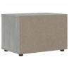 Szafka RTV "VISNES" Betonowa Szara 60x40x38 cm Drewno klejone