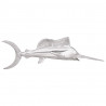 Rzeźba Srebrny 91 x 8 x 26 cm Aluminium