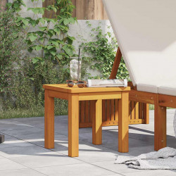 Stolik boczny Olej Naturalny 35 x 35 x 34 cm Lite Drewno Akacji