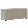 Szafka RTV "VISNES" Betonowa Szara 100x40x38 cm Drewno klejone