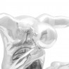 Rzeźba Srebrny 63 x 20 x 22 cm Aluminium