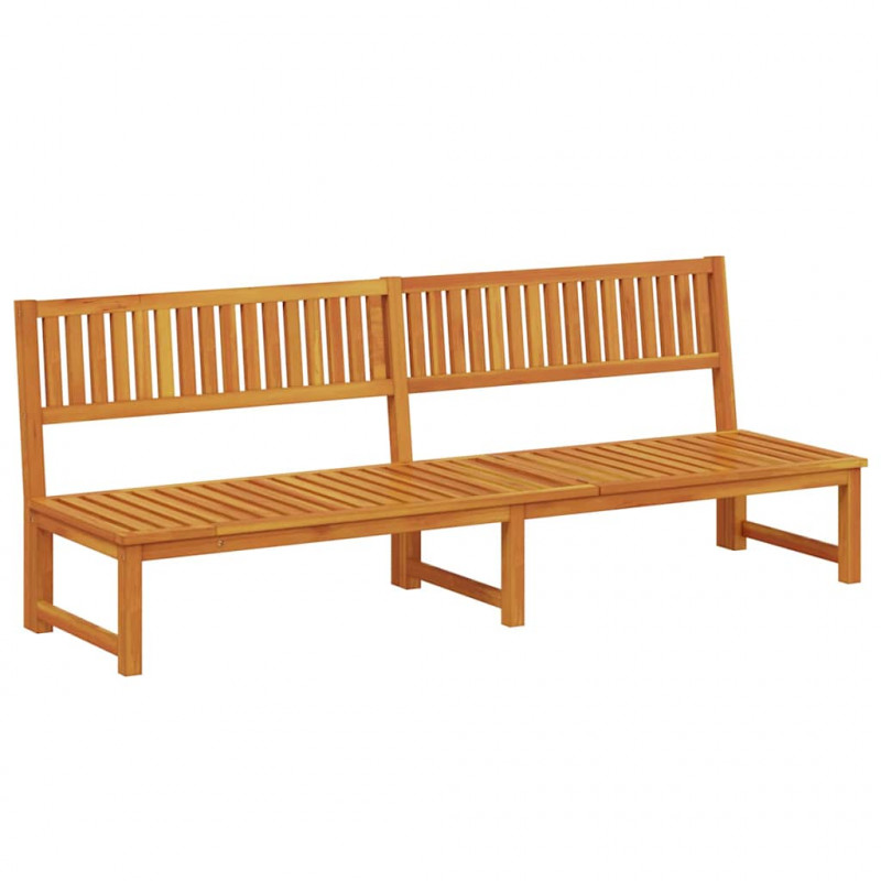 Leżak Olej Naturalny 200 x 57 x 75cm Lite drewno akacjowe