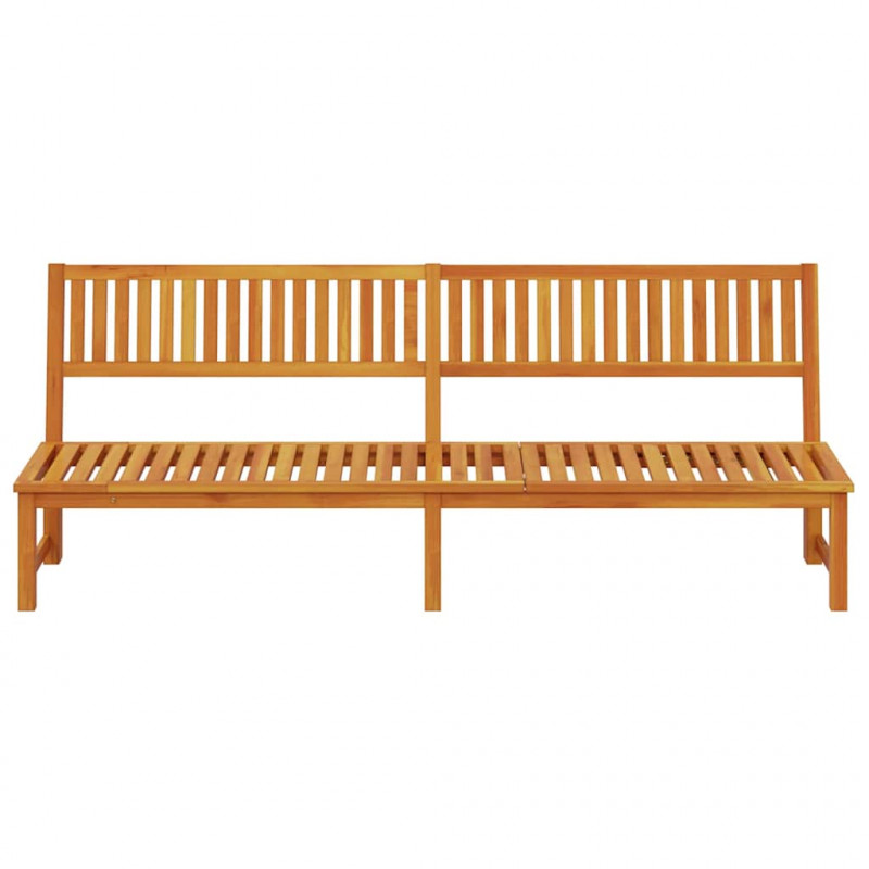 Leżak Olej Naturalny 200 x 57 x 75cm Lite drewno akacjowe