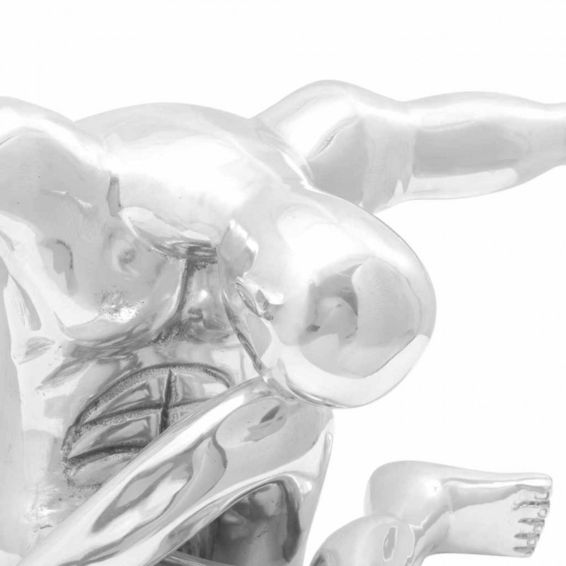 Rzeźba Srebrny 91,5 x 32 x 33 cm Aluminium