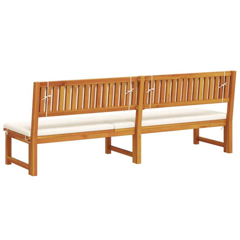 Leżak Olej Naturalny 200 x 57 x 75cm Lite drewno akacjowe