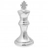 Rzeźby 2 pcs Srebrny 17 x 17 x 42 cm Aluminium