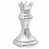 Rzeźby 2 pcs Srebrny 17 x 17 x 42 cm Aluminium