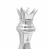 Rzeźby 2 pcs Srebrny 17 x 17 x 42 cm Aluminium