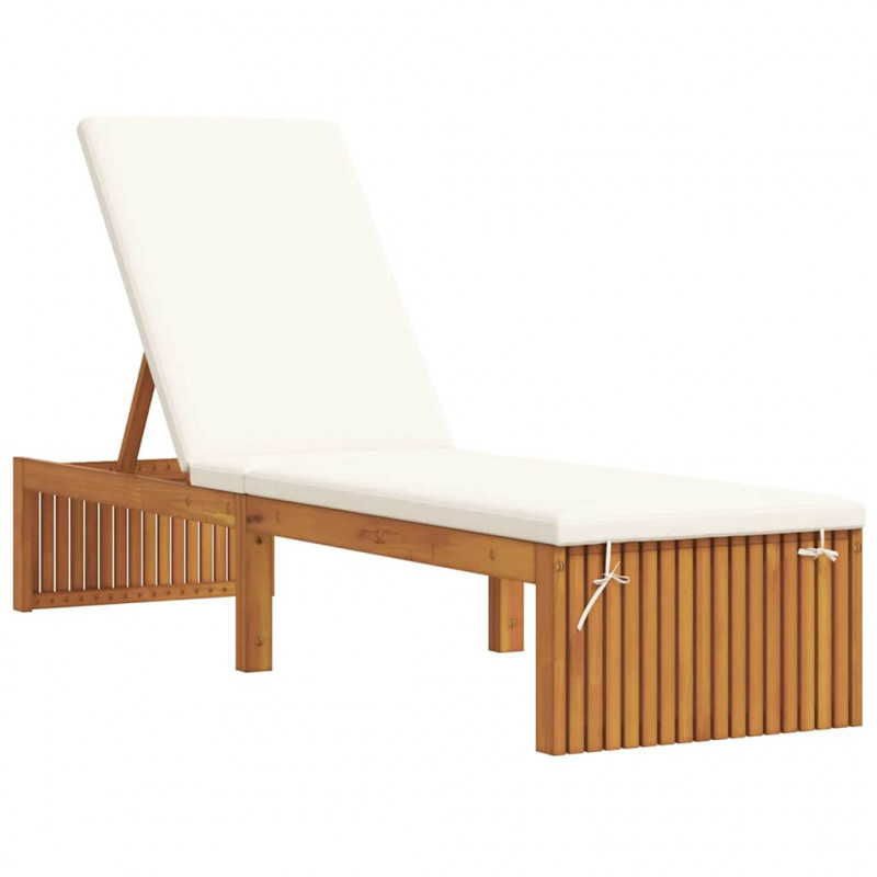 Leżak Olej Naturalny 200 x 55 x 94 cm Lite drewno akacjowe