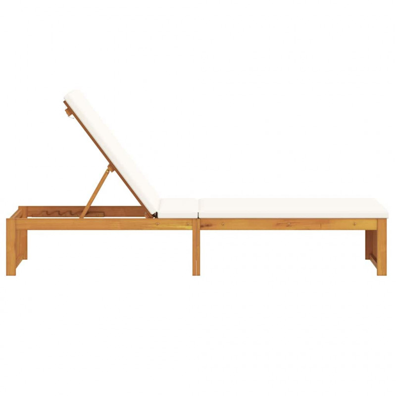 Leżak Olej Naturalny 200 x 55 x 94 cm Lite drewno akacjowe