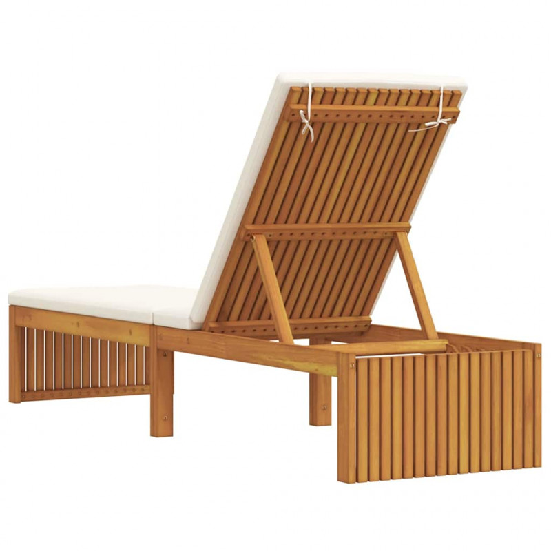 Leżak Olej Naturalny 200 x 55 x 94 cm Lite drewno akacjowe