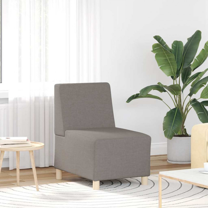 Modułowa sofa bez podłokietników Taupe 55 cm Materiał