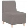 Modułowa sofa bez podłokietników Taupe 55 cm Materiał