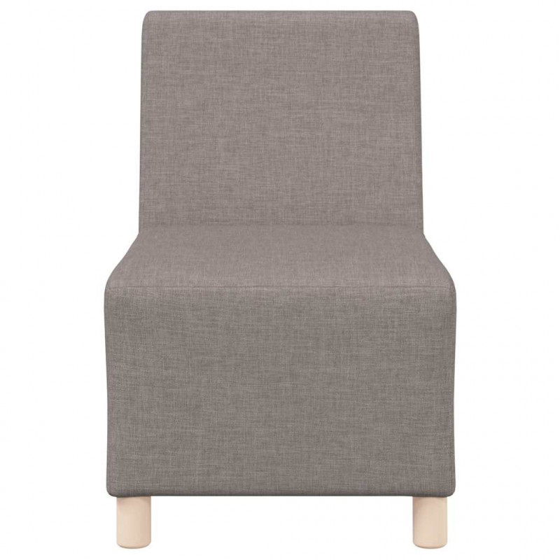 Modułowa sofa bez podłokietników Taupe 55 cm Materiał
