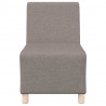 Modułowa sofa bez podłokietników Taupe 55 cm Materiał