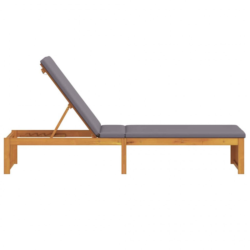 Leżak Olej Naturalny 200 x 55 x 94 cm Lite drewno akacjowe