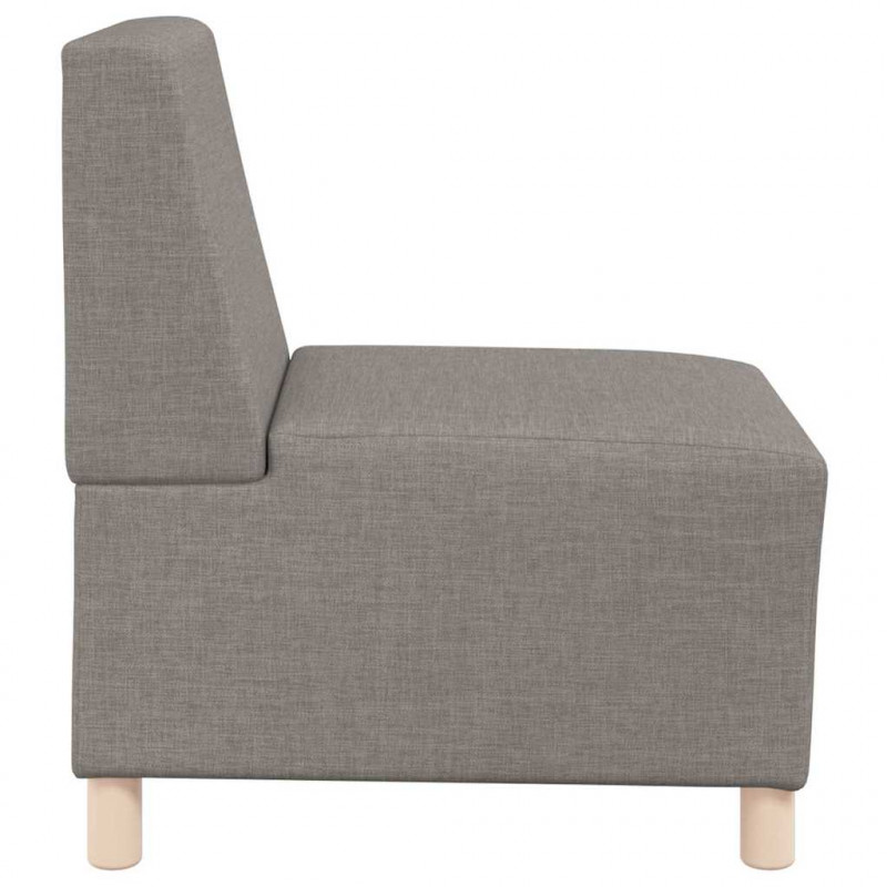 Modułowa sofa bez podłokietników Taupe 55 cm Materiał