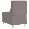 Modułowa sofa bez podłokietników Taupe 55 cm Materiał