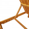 Leżak Olej Naturalny 200 x 55 x 94 cm Lite drewno akacjowe
