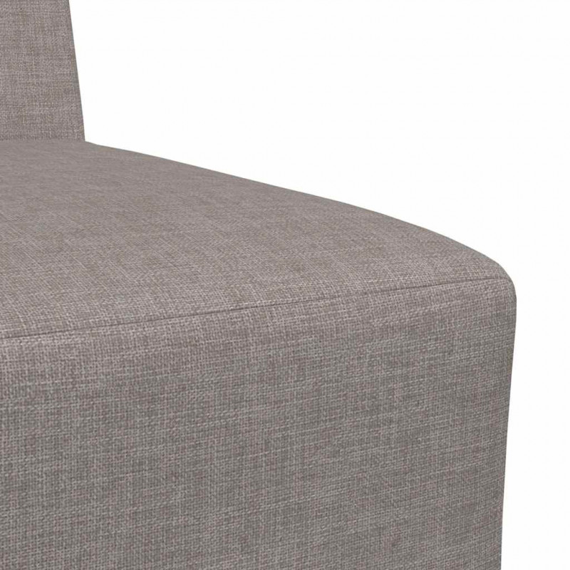 Modułowa sofa bez podłokietników Taupe 55 cm Materiał