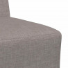 Modułowa sofa bez podłokietników Taupe 55 cm Materiał