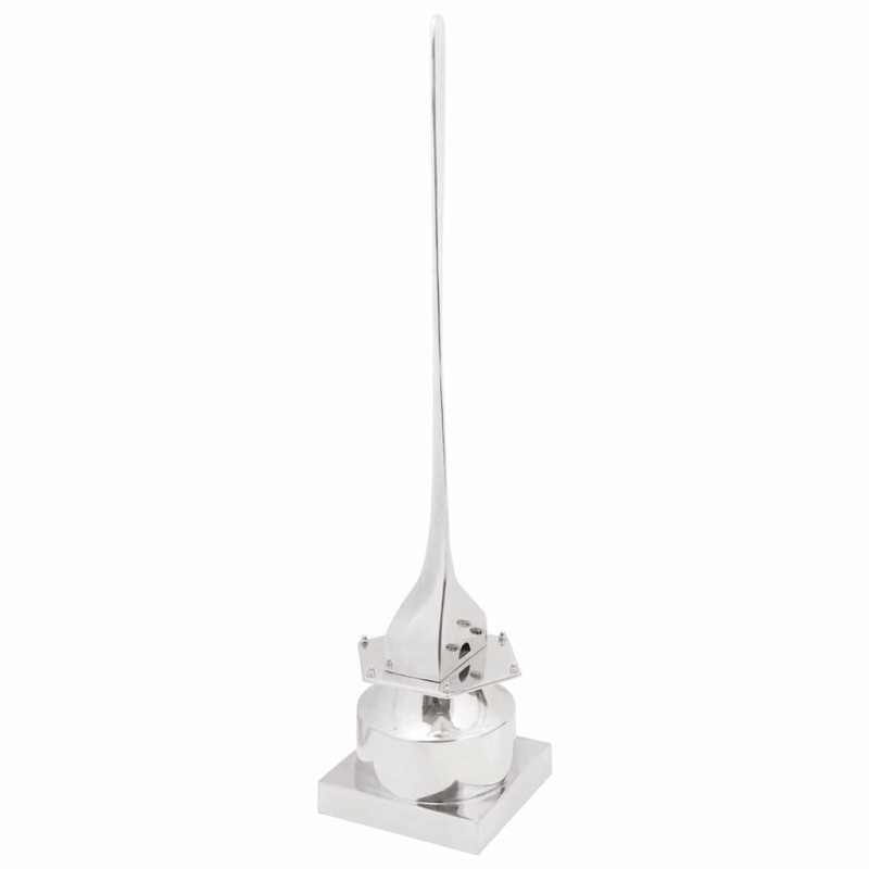 Rzeźba Srebrny 26 x 26 x 110 cm Aluminium
