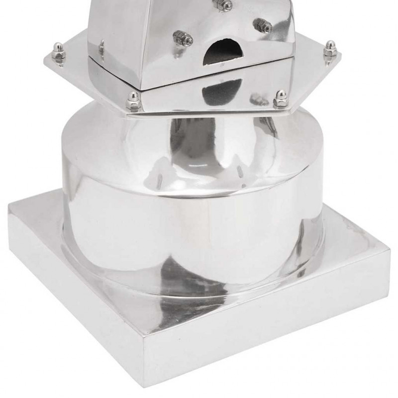 Rzeźba Srebrny 26 x 26 x 110 cm Aluminium