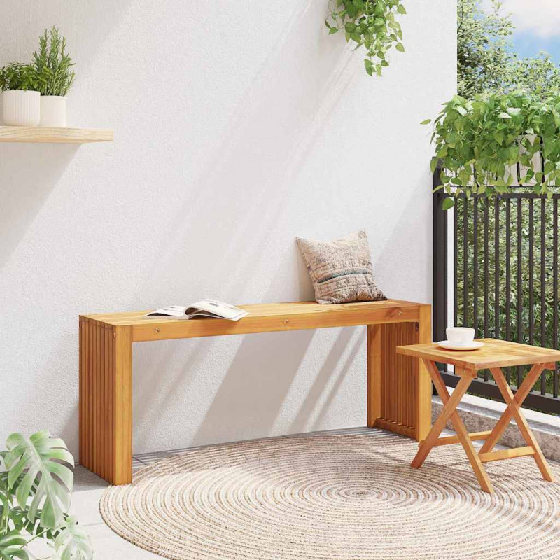 ławka Olej Naturalny 110 x 30 x 45 cm Lite drewno teakowe