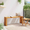 ławka Olej Naturalny 110 x 30 x 45 cm Lite drewno teakowe