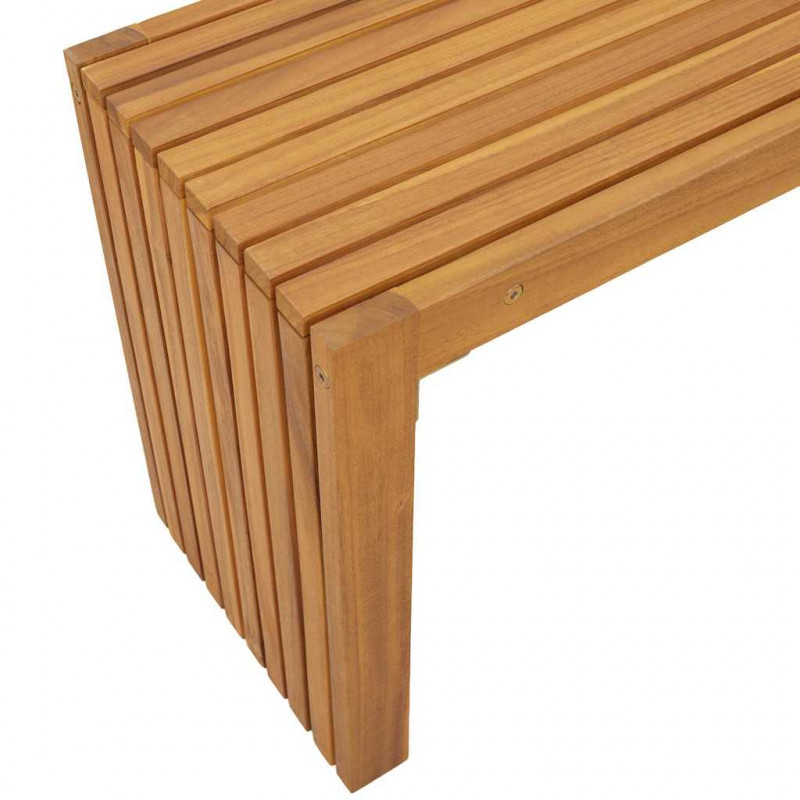 ławka Olej Naturalny 110 x 30 x 45 cm Lite drewno teakowe