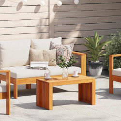 Stolik boczny Olej Naturalny 70 x 35 x 35 cm Lite Drewno Akacji