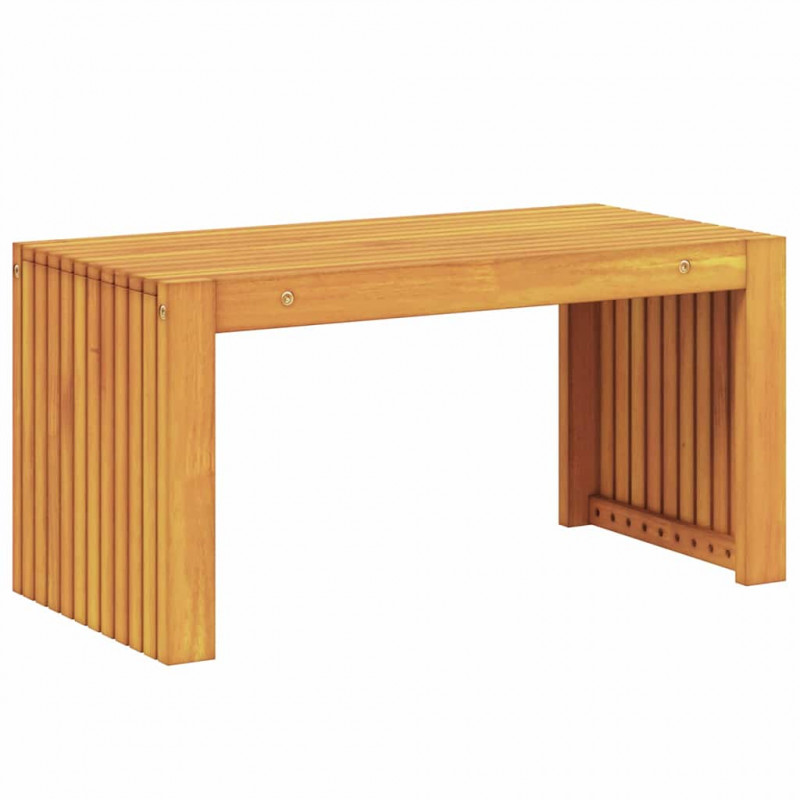 Stolik boczny Olej Naturalny 70 x 35 x 35 cm Lite Drewno Akacji