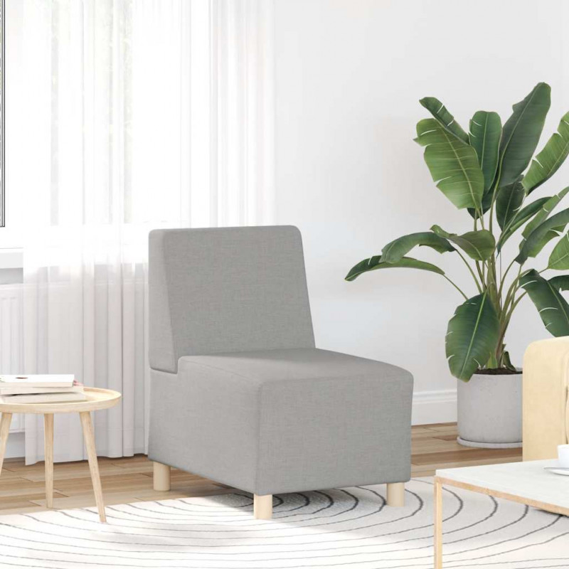 Modułowa sofa bez podłokietników Cloud Grey 55 cm Materiał