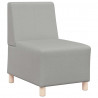 Modułowa sofa bez podłokietników Cloud Grey 55 cm Materiał