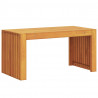 Stolik boczny Olej Naturalny 70 x 35 x 35 cm Lite Drewno Akacji