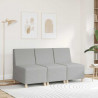 Modułowa sofa bez podłokietników Cloud Grey 55 cm Materiał