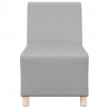 Modułowa sofa bez podłokietników Cloud Grey 55 cm Materiał